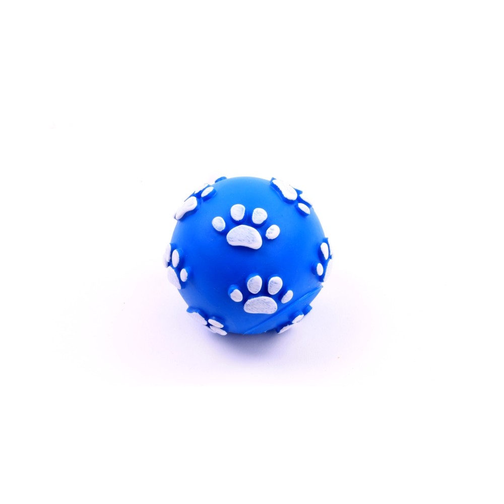 CHICO Zabawka piłka w łapki 8 cm niebieska