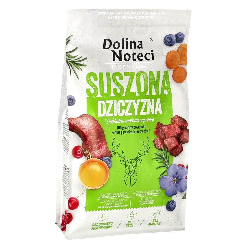 Dolina Noteci Premium karma suszona z dziczyzną 9 kg 