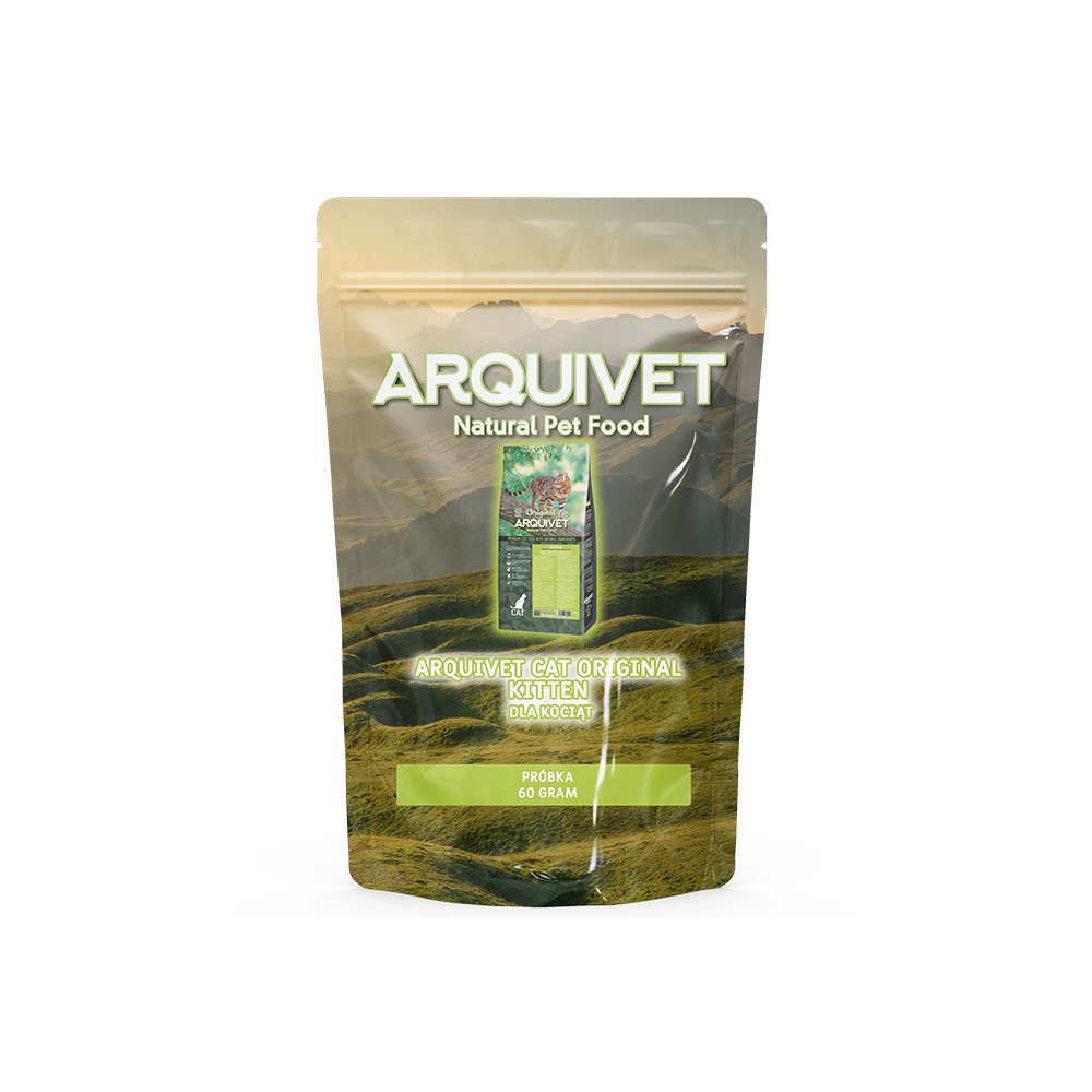 PRÓBKA ARQUIVET CAT Original Kitten dla kociąt z kurczakiem 60 g