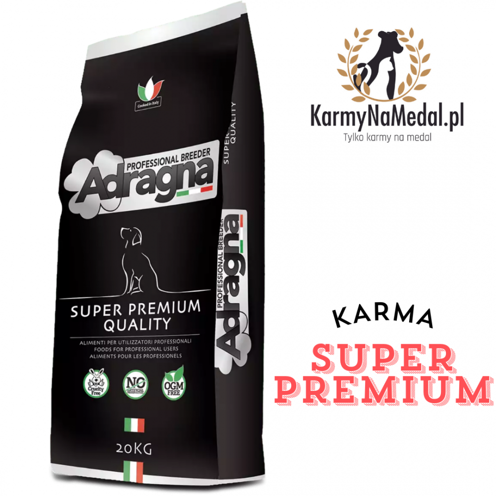 Adragna Breeder Puppy super premium drób i owoce cytrusowe 20kg  - 2