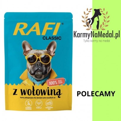 Rafi Classic saszetka dla psa z wołowiną 400 g