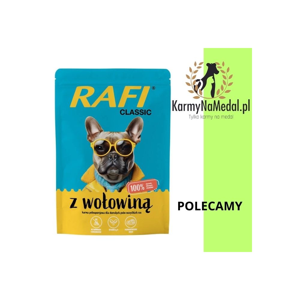 Rafi Classic saszetka dla psa z wołowiną 400 g