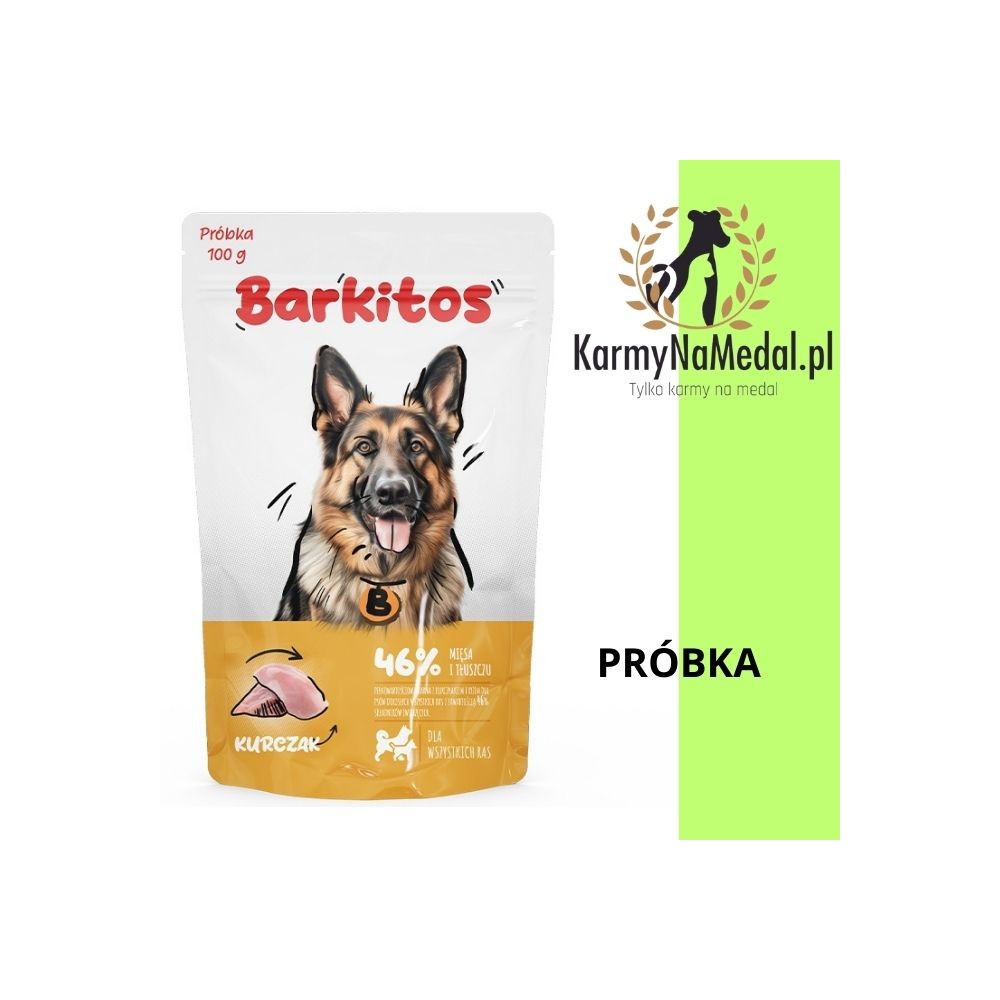 PRÓBKA Barkitos kurczak z ryżem 100 g