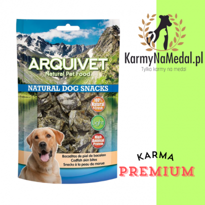 ARQUIVET Skóra z dorsza kostki 70g