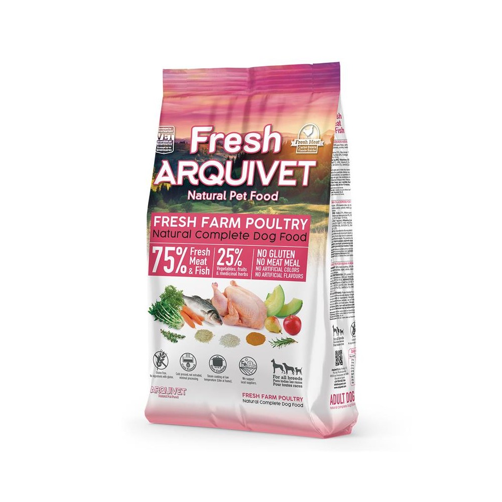 ARQUIVET FRESH Półwilgotna karma dla psa kurczak i ryba oceaniczna 2,5 kg