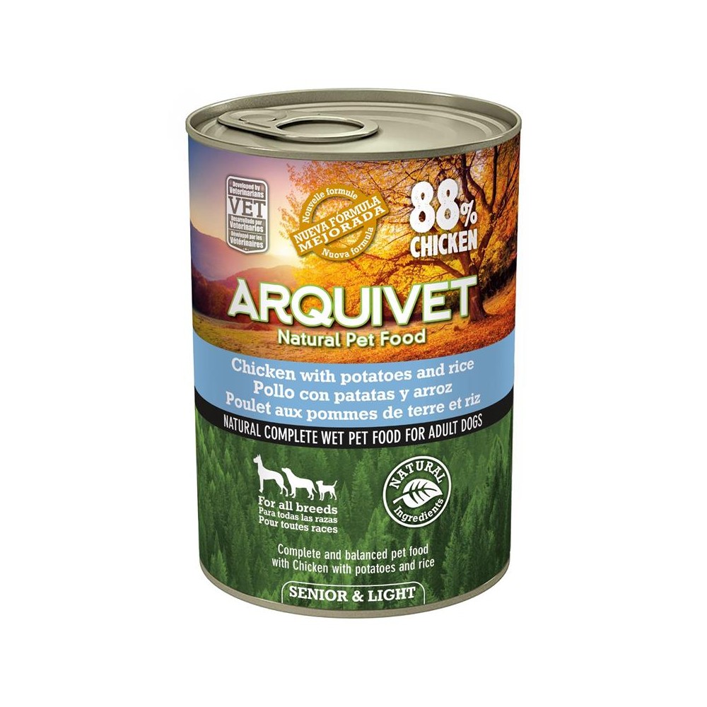 ARQUIVET Mokra karma dla psów SENIOR & LIGHT 400g