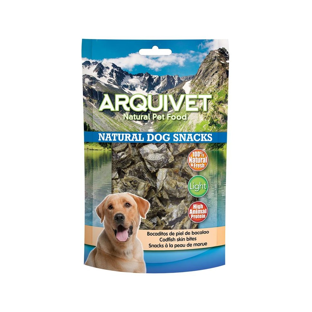 ARQUIVET Skóra z dorsza kostki 70g