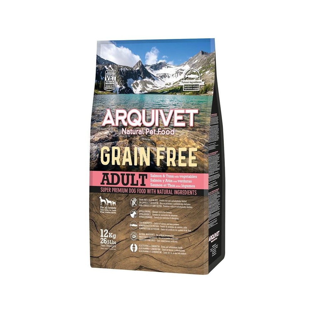 Arquivet GRAIN FREE z łososiem 12 kg Arquivet GRAIN FREE z łososiem 12 kg