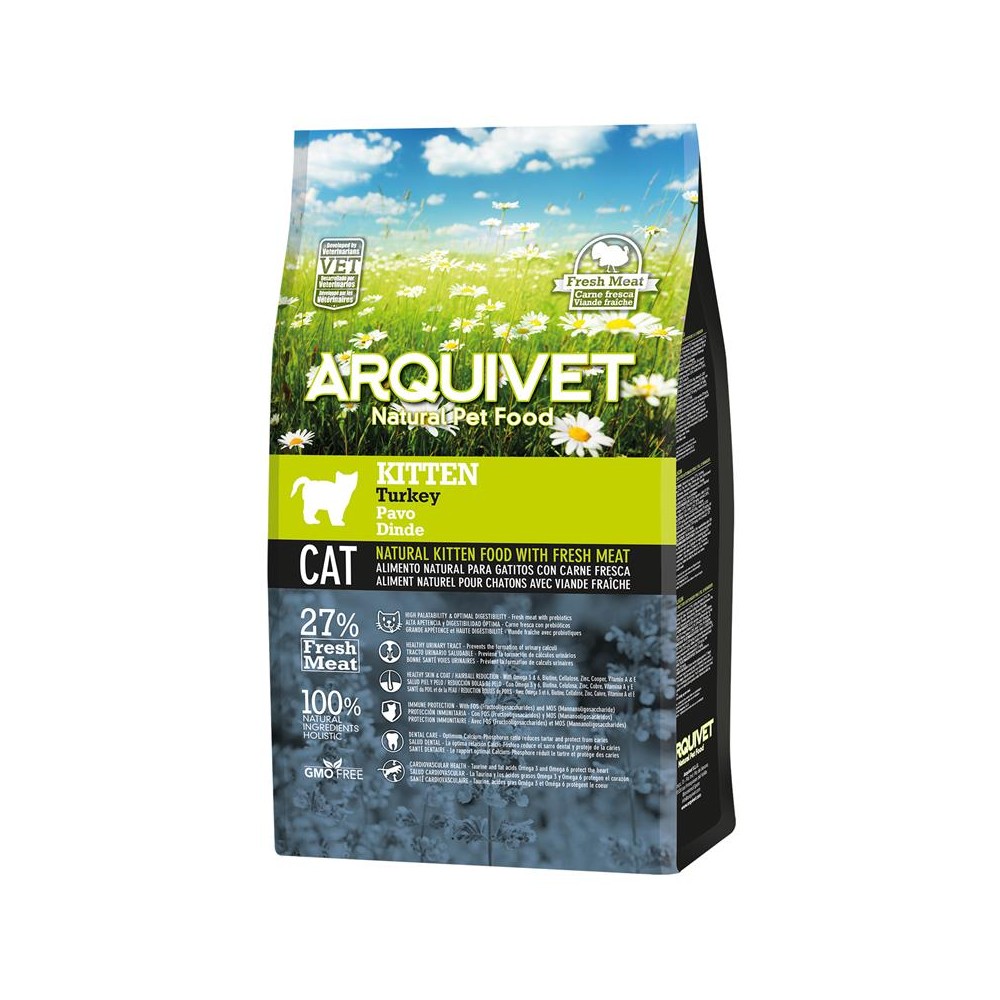 Arquivet Sucha karma dla kociąt z indykiem 1,5 kg