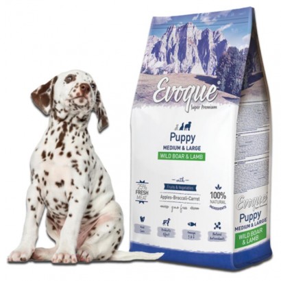 Evoque Puppy Dziczyzna z jagnięciną M&L Super Premium 12kg